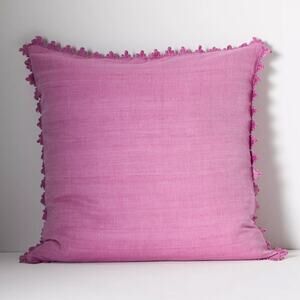 Anthropologie Clementine Silk Pillow – Lavender / Pink – NWT